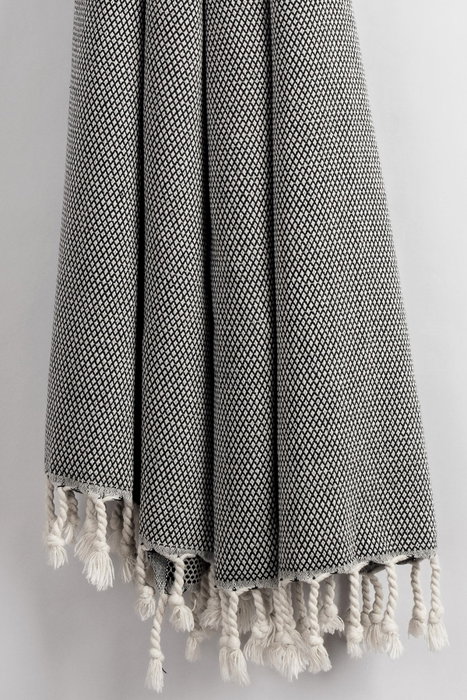Mijölnir Likya Toalla de Playa Fouta Blanco y Negro Mijölnir Likya Toalla de Playa Fouta Blanco y Negro